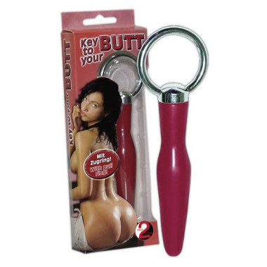 Анальная игрушка Key to your butt red