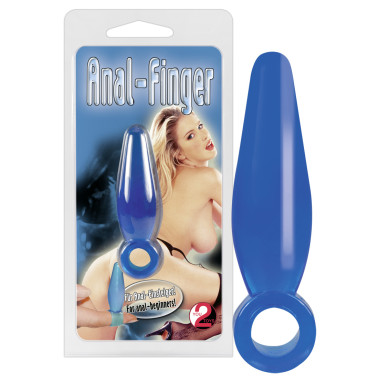 Анальная пробка - Anal Finger, blau