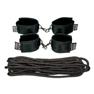 Набор БДСМ - Soft-Bond-X, Fessel Set/black