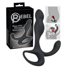 Массажер простаты - Rebel Plug with Perineum Stimulator