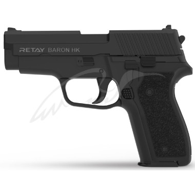 Пистолет стартовый Retay Baron HK кал. 9 мм. Цвет - Black