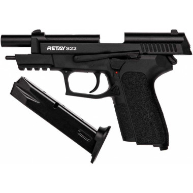 Пістолет стартовий Retay S22, 9 мм black