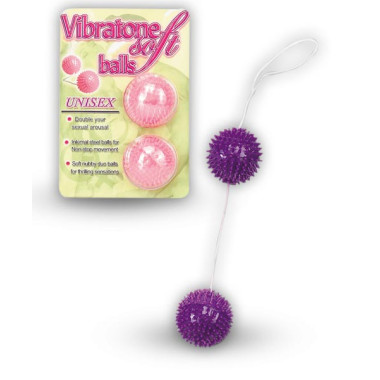 Вагинальные шарики - Vibratone Soft Balls, purple