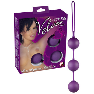 Вагинальные шарики - Velvet Balls Triple