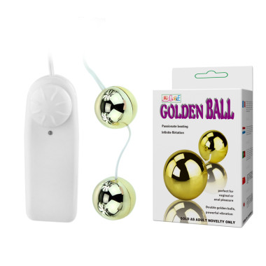 Golden Balls, two vibrators, multispeed, 2AA batteri