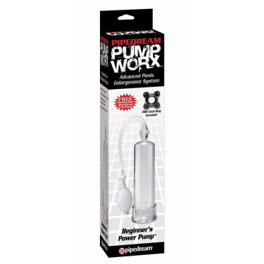 326020 / Pump Worx Beginner's Power Pump Clear / Вакуумная помпа, мужская