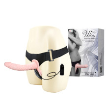 Женский страпон - Ultra Passionate Harness Doble Heads Flesh Vibrating Женский страпон - Ultra Passionate Harness Doble Heads Flesh Vibrating