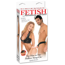 Страпон 336621/Fetish Fantasy Series For Him or Her Hollow Strap-On Flesh